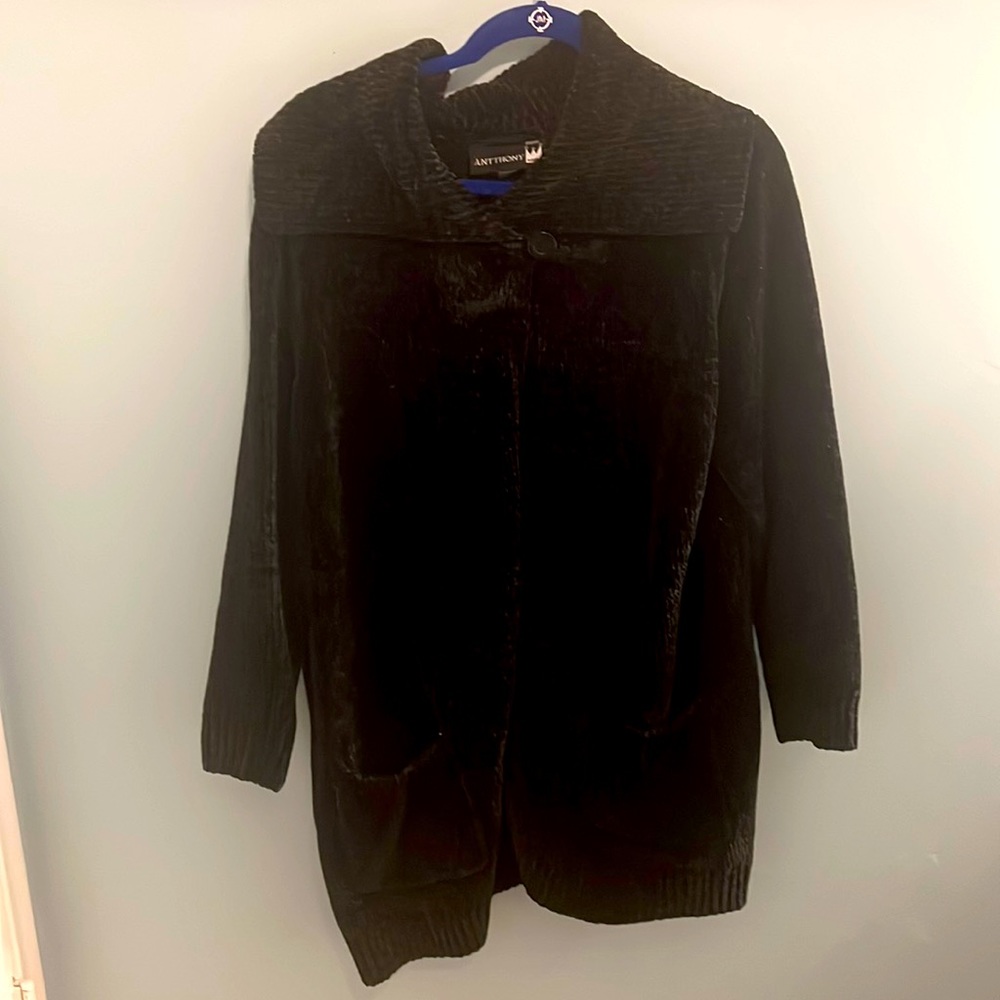 Antthony chenille cardigan. Perfect for cool summer nights.